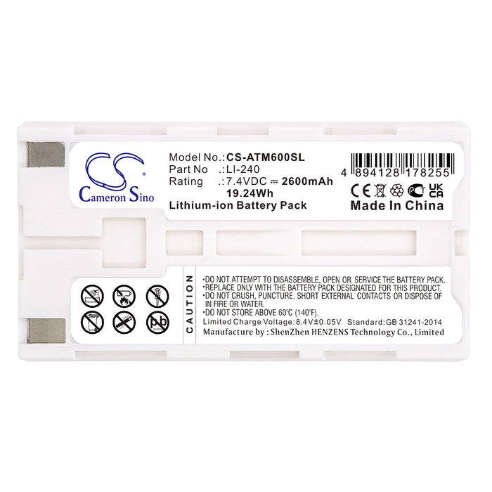Audio-Technica ATCS-M60 ATUC-IRDU Spotlight Replacement Battery