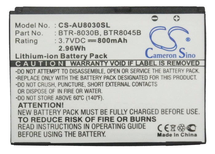 Utstarcom BTR-8030 BTR-8030B Mobile Phone Replacement Battery-5