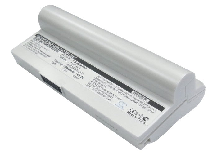 Asus Eee PC 1000 Eee PC 1000H Eee PC White 8800mAh Replacement Battery-main