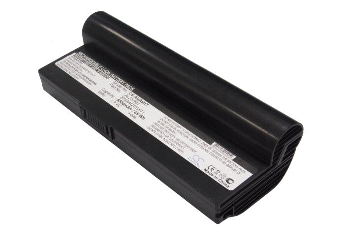 Asus Eee PC 1000 Eee PC 1000H Eee PC 1000HA Eee PC 1000HD Eee PC 1000HE Eee PC 1200 Eee PC 901 E 8800mAh Black Laptop and Notebook Replacement Battery-2