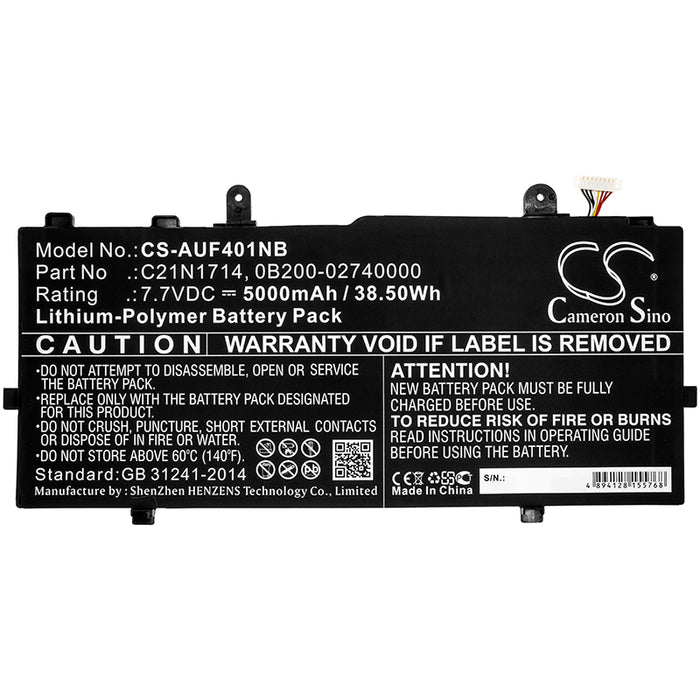 Asus J401CA J401MA J401NA TP401 TP401CA TP401CA-BZ085TS TP401CA-DHM4T TP401CA-DHM6T TP401CA-EC002T TP401CA-EC0 Laptop and Notebook Replacement Battery-3