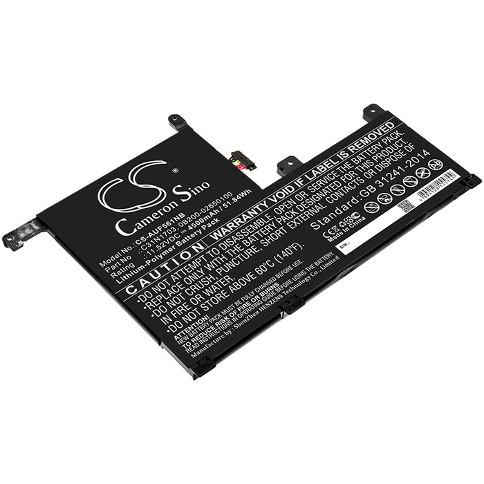 Asus Q505UA Q505UA-BI5T7 Q505UA-BI5T9 Q525UA Q525U Replacement Battery-main