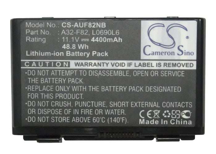 Asus F52 F52A F52Q F82 F82Q F83 F83CR F83S F83VF Ff83s K40 K40e K40ij K40in K50 K50ab-x2a K50ij K50in K51 K60  Laptop and Notebook Replacement Battery-5