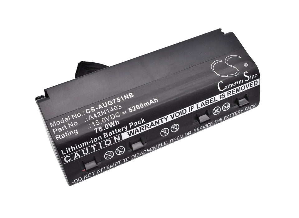 Asus G751 G751J G751J-BHI7T25 G751JL-BSi7T28 G751J Replacement Battery-main
