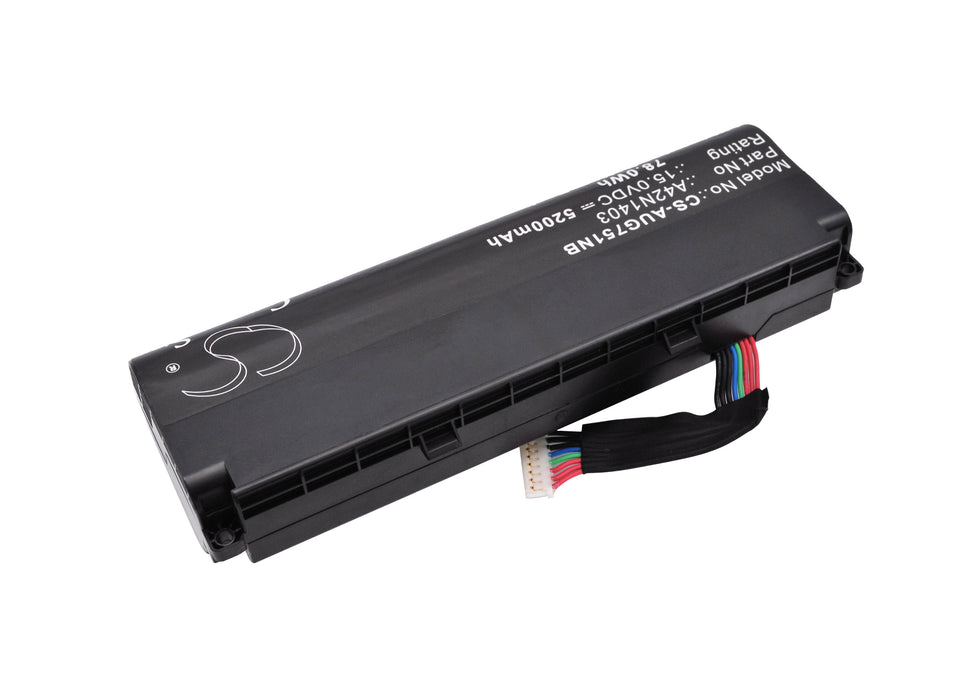 Asus G751 G751J G751J-BHI7T25 G751JL-BSi7T28 G751JM G751JT G751JY GFX71 GFX71J GFX71JM GFX71JT GFX71JY GFX71JY Laptop and Notebook Replacement Battery-2