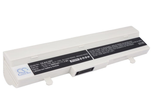Asus Eee PC 1001HA Eee PC 1005 Eee P White 6600mAh Replacement Battery-main