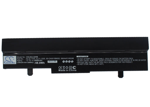 Asus Eee PC 1001HA Eee PC 1005 Eee P Black 4400mAh Replacement Battery-main