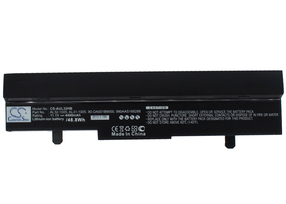Asus Eee PC 1001HA Eee PC 1005 Eee P Black 4400mAh Replacement Battery-main