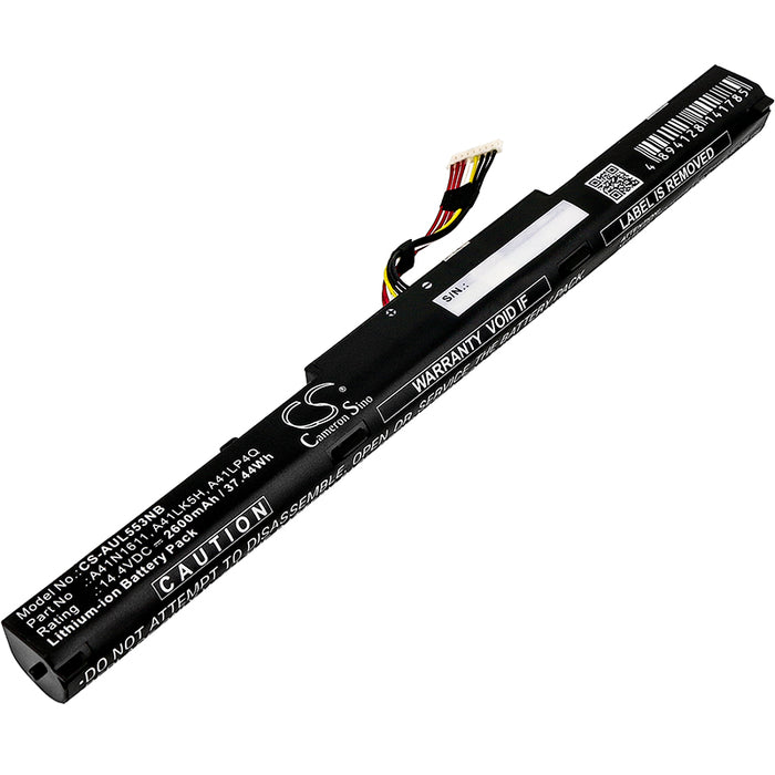 Asus GL553VD GL553VD-1A GL553VD-1B GL553VD-2B GL55 Replacement Battery-main
