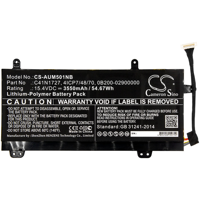 Asus GM501GM GM501GM-0021A8750H GM501GM-EI003T GM501GM-ei004T GM501GM-EI005T GM501GM-EI007T GM501GM-EI008T GM5 Laptop and Notebook Replacement Battery-3