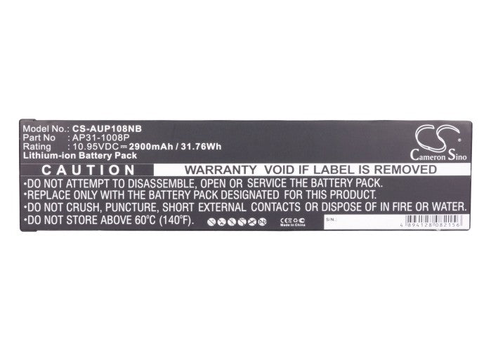 Asus Eee PC 1008 Eee PC 1008KR Eee PC 1008P Laptop and Notebook Replacement Battery-5