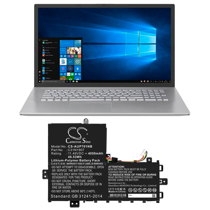 Asus Business P1701DA Business P1701DA-AU017R Business P1701FA Business P1701FA-AU657 Laptop and Notebook Replacement Battery-5