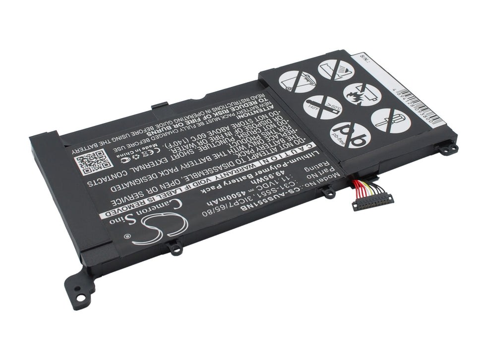 Asus S551L S551LA S551LB S551LB-CJ026H S551LB-CJ045H V551L V551LA-DH51T VivoBook A551LB VivoBook A551LB-XX134H Laptop and Notebook Replacement Battery-3