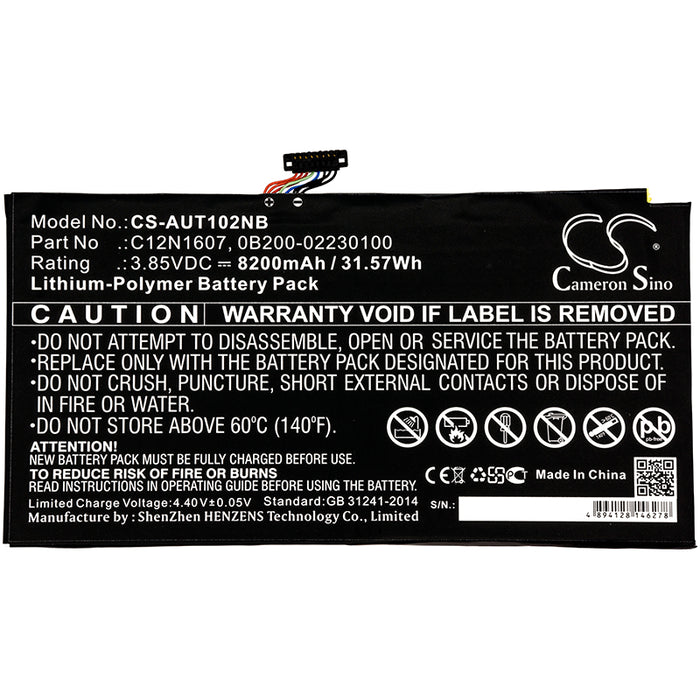 Asus T102H T102HA T103H T103HA T103HAF Transformer Book T101HA-C4-GR Transformer Mini Transformer Mini T102H T Laptop and Notebook Replacement Battery-3
