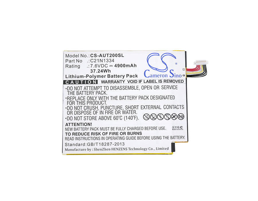 Asus T200TA-1A T200TA-1K T200TA-1R T200TA-CP001H T200TA-CP003H T200TA-CP004H T200TA-CP005H T200TA-CP017H T200TA-CP018H T200 Tablet Replacement Battery-5