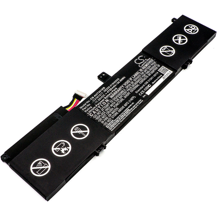 Asus Q303UA Q304ua Q304UA-BBI5T10 Q304UA-BHI5T11 Q Replacement Battery-main