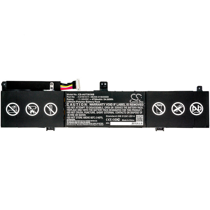 Asus Q303UA Q304ua Q304UA-BBI5T10 Q304UA-BHI5T11 Q304UA-BI5T24 Q304UAK Q304UAKP Q304UJ TP301 TP301U TP301UA TP Laptop and Notebook Replacement Battery-3