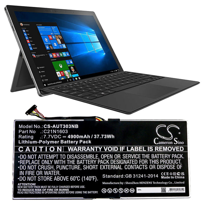 Asus B9440UA B9440UA-XS51 T302 T302C T302CA T303 T303U T303UA T303UA-0053G6200U T303UA-3G T303UA-6200GY T303UA Laptop and Notebook Replacement Battery-5