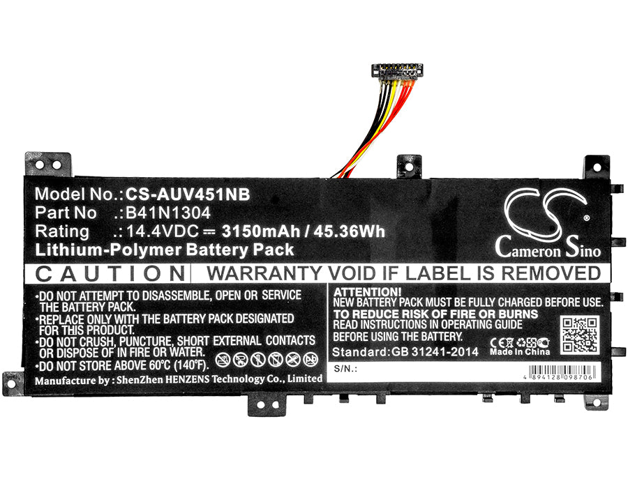 Asus VivoBook V451LA VivoBook V451LA-DS51T Laptop and Notebook Replacement Battery-3