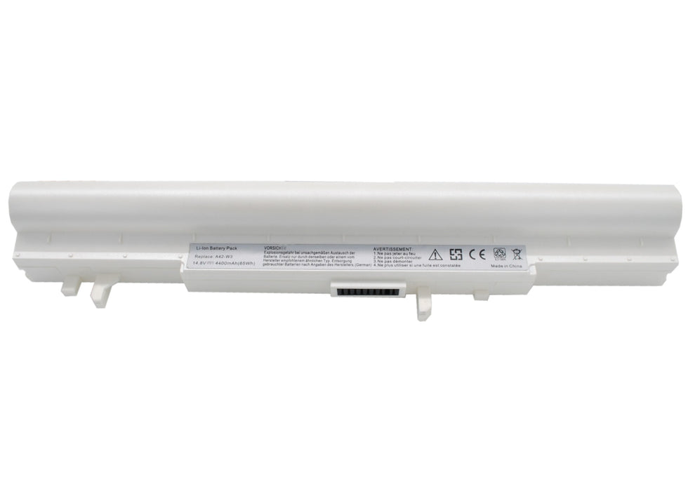 Asus W3 W3000 W3000A W3000V W3A W3J W3N W3V White Replacement Battery-main