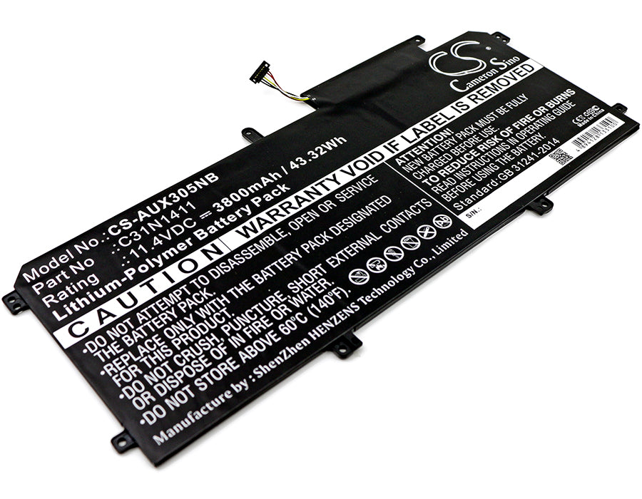 Asus U305CA6Y30 U305F 13.3 inch U305FA5Y10 U305FA5 Replacement Battery-main