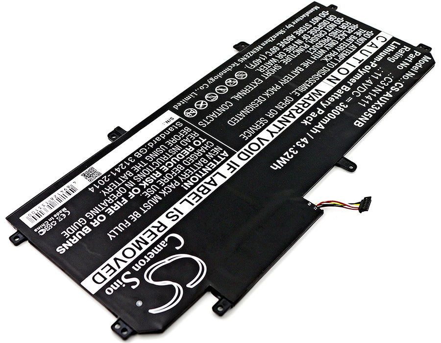 Asus U305CA6Y30 U305F 13.3 inch U305FA5Y10 U305FA5Y71 U305L UX305CA UX305CA-1A UX305CA-1B UX305CA-1C UX305CA-2 Laptop and Notebook Replacement Battery-2