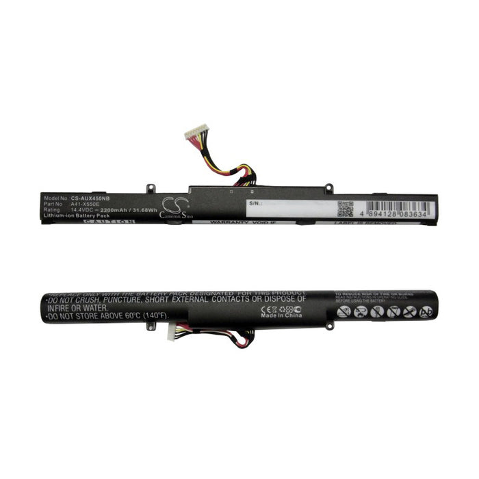 Asus A450E1007CC-SL A450E47JF-SL A450EP A450J A450JF A450JN A450JN-WX009H A750JB A750LA A751LD A751NA A751SA D Laptop and Notebook Replacement Battery-5