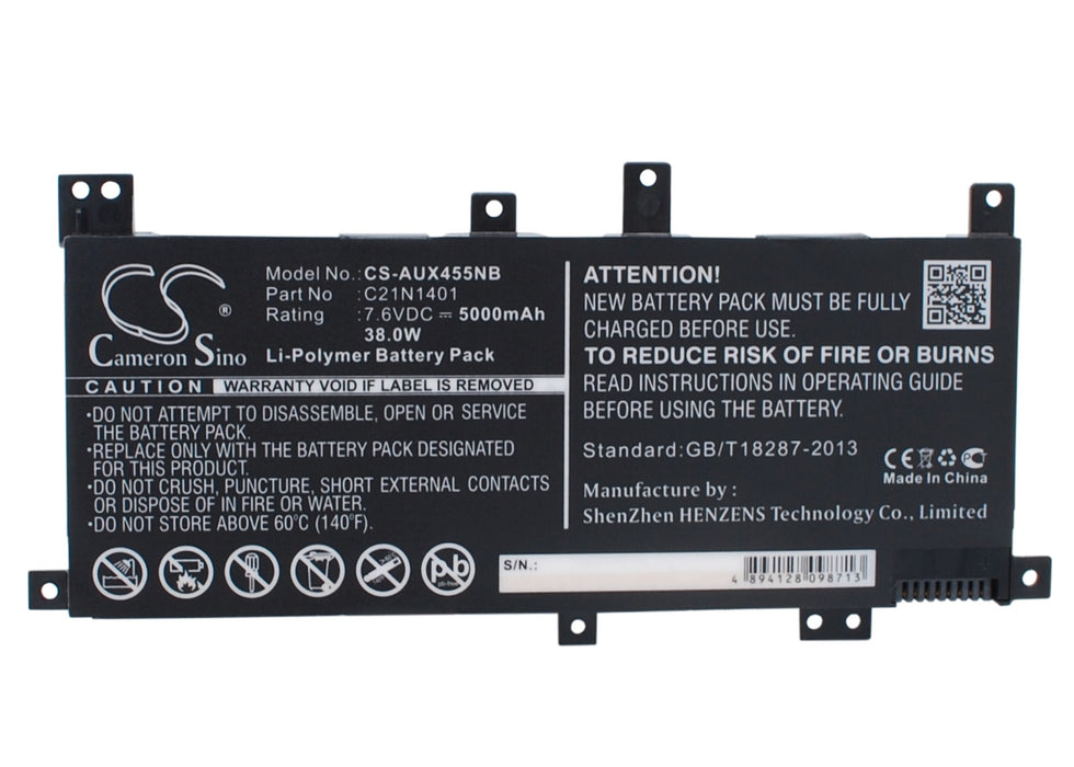 Asus A455LA A455LAB A455LDB A455LNB DX882LD DX882L Replacement Battery-main