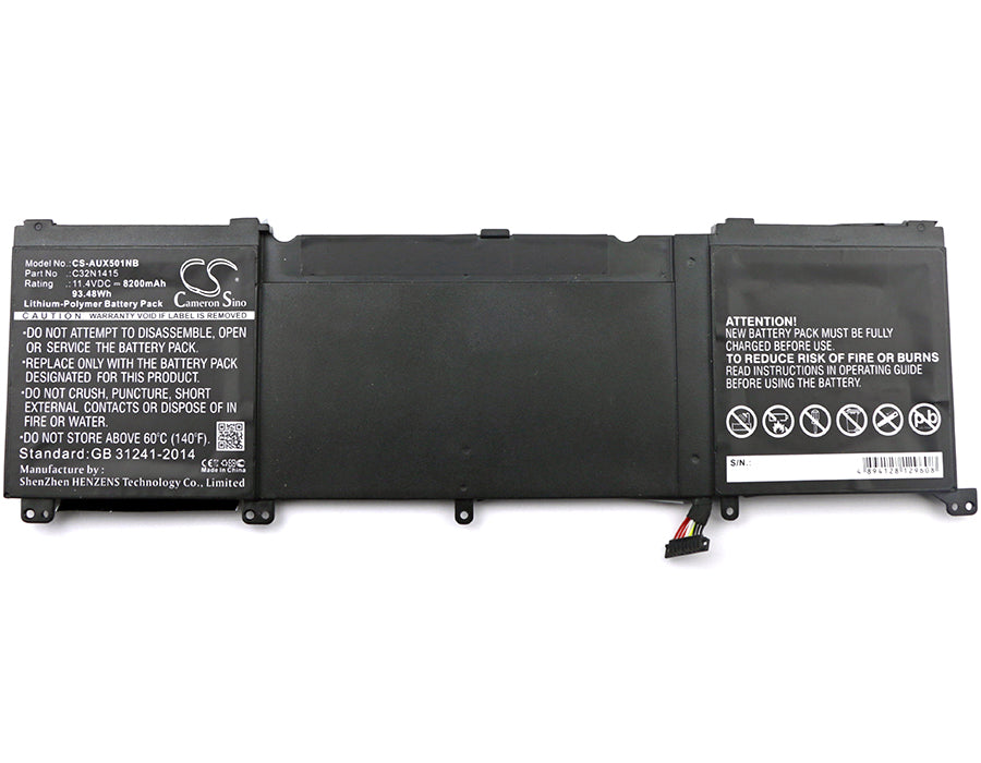 Asus G501JW G501JW-BHI7N12 G501JW-CN030H G501JW-CN030T G501JW-CN131T G501JW-CN168H G501JW-CN168T G501JW-CN217H Laptop and Notebook Replacement Battery-3