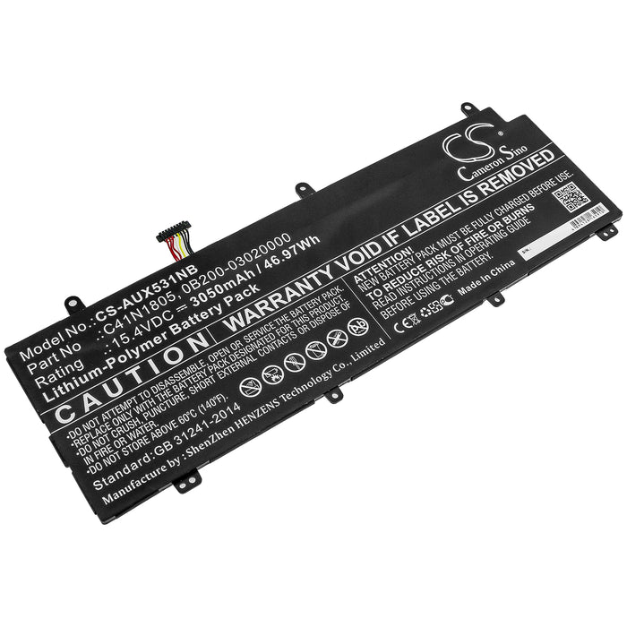 Asus GX531 GX531GM GX531GS GX531GX ROG Zephyrus S GX531 ROG Zephyrus S GX531GM ROG Zephyrus S GX531GM-BH71 ROG Laptop and Notebook Replacement Battery