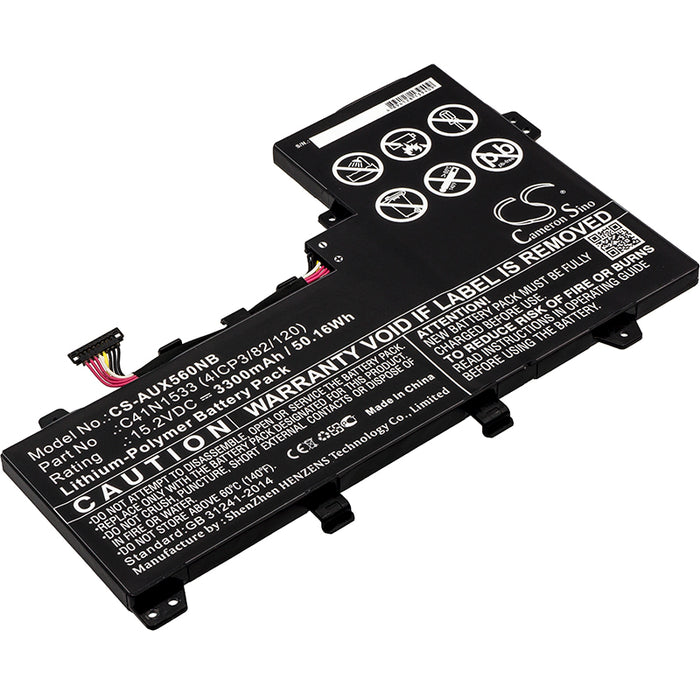 Asus Q524U Q524UQ-BBI7T14 Q534U Q534UX-B UX560UQ Replacement Battery-main