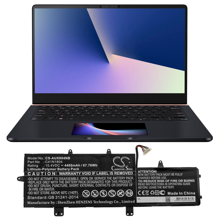 Asus UX450FD-1A UX450FD-BE014T UX450FD-BE023T UX450FD-BE042R UX450FD-BE065R UX450FD-BE069R UX450FD-BE071T UX45 Laptop and Notebook Replacement Battery-5