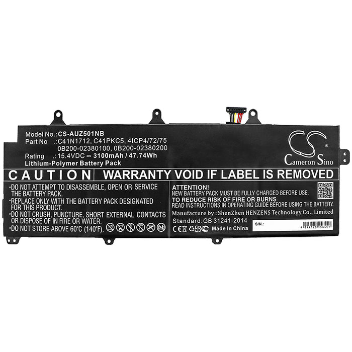 Asus GX501 GX501G GX501GI GX501GM GX501GS GX501VI-1A GX501VIK GX501VS GX501VSK GX501VS-XS71 ROG GX501 ROG GX50 Laptop and Notebook Replacement Battery-3