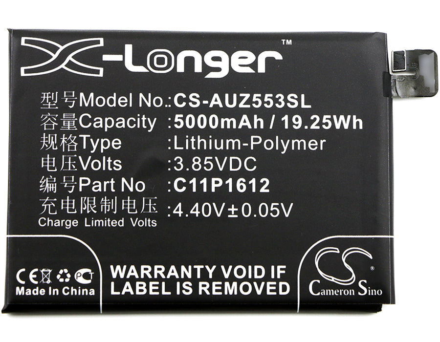 Asus ZE553KL ZenFone 3 Zoom ZenFone 3 Zoom Dual SIM LTE Zenfone 3 Zoom S Mobile Phone Replacement Battery-3