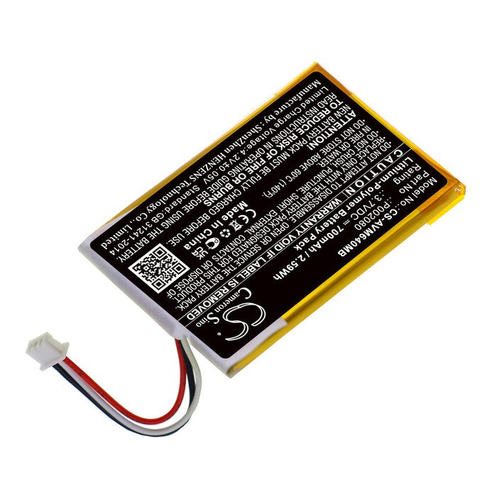 Alecto DVM-75 DVM-75-00 Baby Monitor Replacement Battery-2
