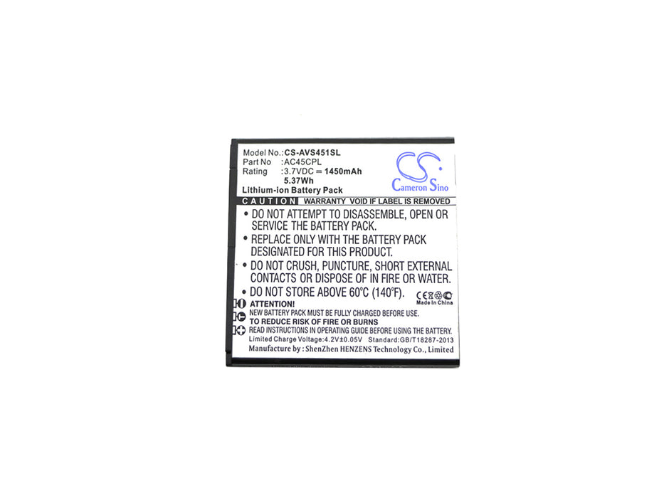 Highscreen Zera S Mobile Phone Replacement Battery-5