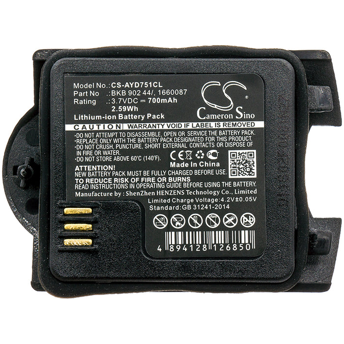 Ascom Grade 3 Messenger 9D24 MKII RAID2 Raid2 Talker MKII RAID2-AAAAA 1A1 Talker 9D24 MKII Cordless Phone Replacement Battery-3