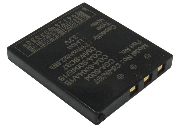 Panasonic DMC-FX2B DMC-FX2EBS DMC-FX2EG-S DMC-FX2S DMC-FX7 DMC-FX7A DMC-FX7B DMC-FX7EBS DMC-FX7EG DMC-FX7EG-A DMC-FX7EG-K D Camera Replacement Battery-2