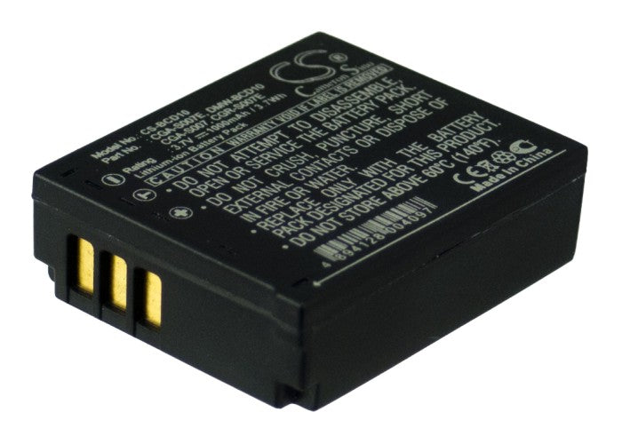 Panasonic Lumix DMC-TZ1 Lumix DMC-TZ11 Lumix DMC-TZ11GK Lumix DMC-TZ15 Lumix DMC-TZ15GK Lumix DMC-TZ1-A Lumix DMC-TZ1BK Lum Camera Replacement Battery-3