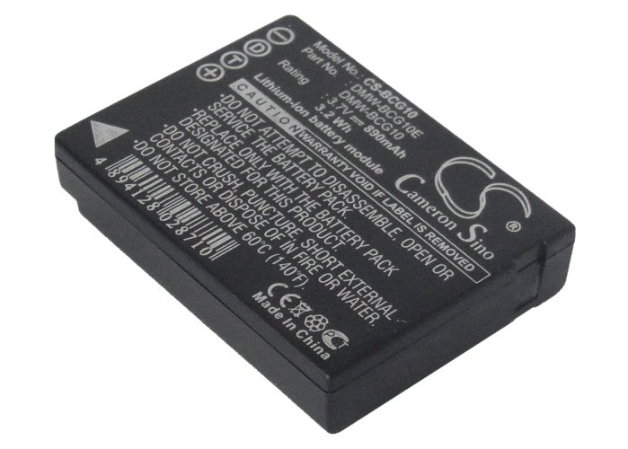 Panasonic Lumix DMC-3D1 Lumix DMC-3D1K Lumix DMC-TZ10 Lumix DMC-TZ10EG-A Lumix DMC-TZ10EG-K Lumix DMC-TZ10EG-R Lumix DMC-TZ Camera Replacement Battery-2