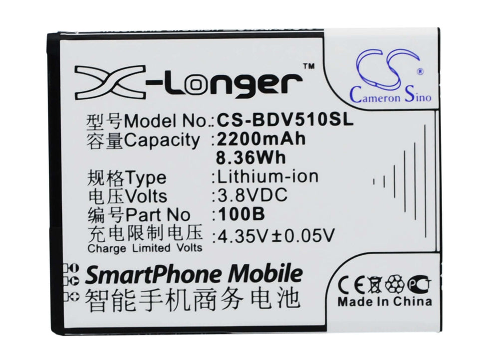 100+ V5 V5100B Replacement Battery-main