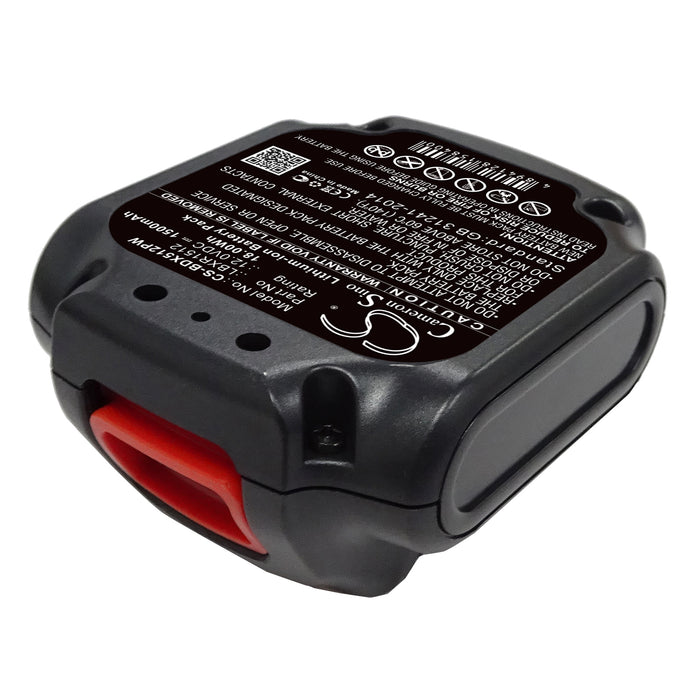 Black & Decker BDCD112 BDCD12 BDCDD12 BDCD 1500mAh Replacement Battery-4
