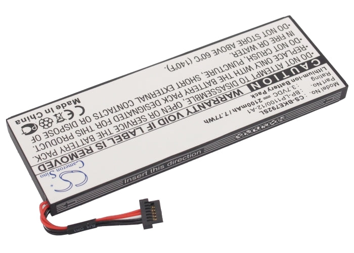 Becker BE7928 Traffic Assist 7928 2100mAh GPS Replacement Battery-2