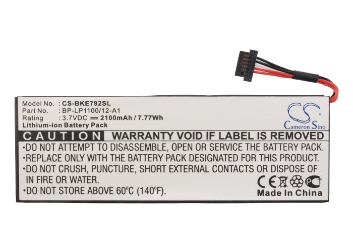 Becker BE7928 Traffic Assist 7928 2100mAh GPS Replacement Battery-6
