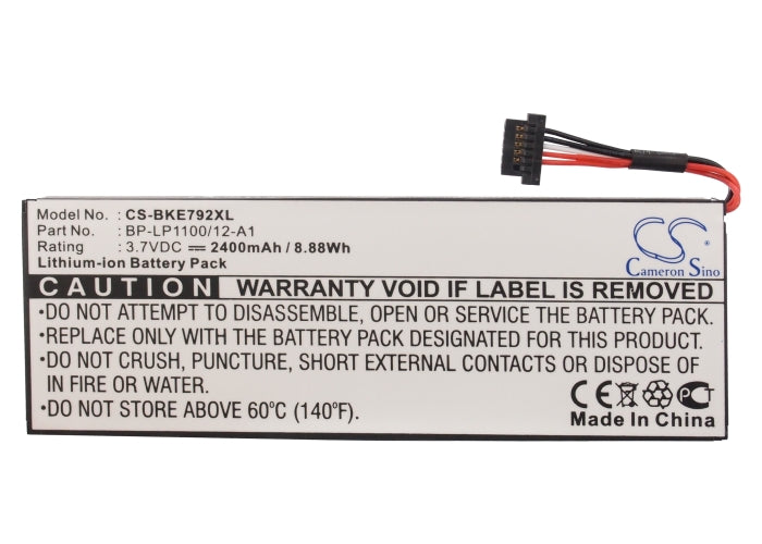 Becker BE7928 Traffic Assist 7928 2400mAh GPS Replacement Battery-6