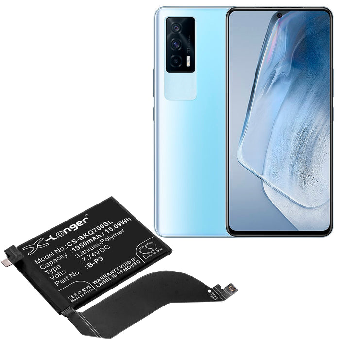 Vivo IQOO 8 Pro V2141A Mobile Phone Replacement Battery-5