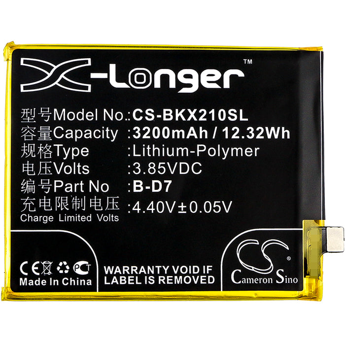 Vivo 1725 1728 X21 X21 UD X21 UD Dual SIM X21 UD Dual SIM TD-LTE X21A X21UD A Mobile Phone Replacement Battery-3