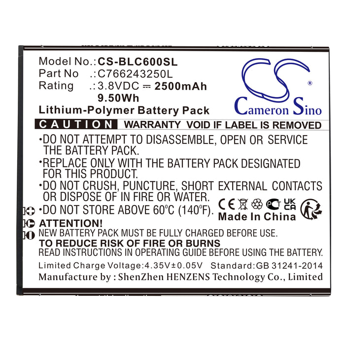 BLU C0090P C6 Mobile Phone Replacement Battery