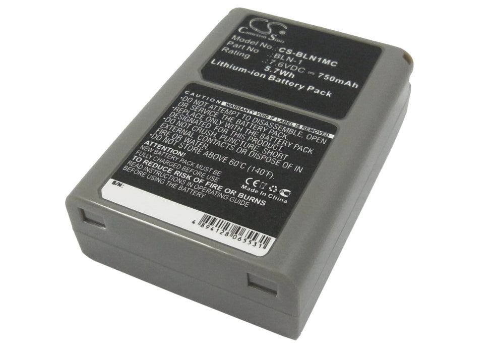 Olympus EM1 II E-M1 II EM5 E-M5 OM-D 750mAh Replacement Battery-main