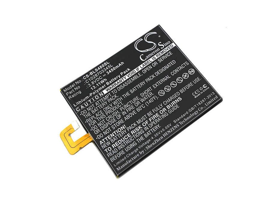 BLU S490U Studio 7.0 II U480U U48OU Replacement Battery-main
